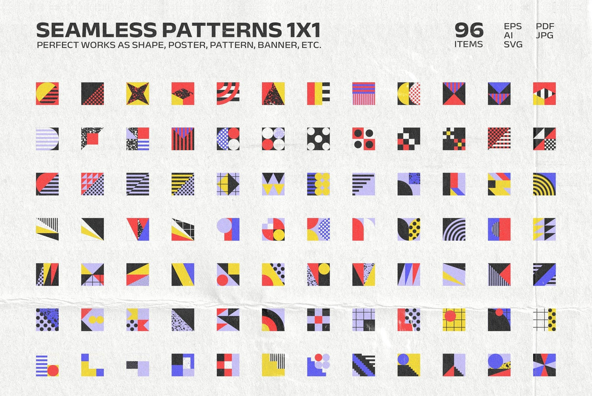 318 Shapes Patterns Posters Part 1