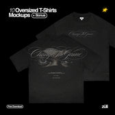 10 Oversized T-Shirts Mockups + Bonus