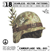 18 Premium Seamless Camouflage Patterns — Built for Professional Design & Production