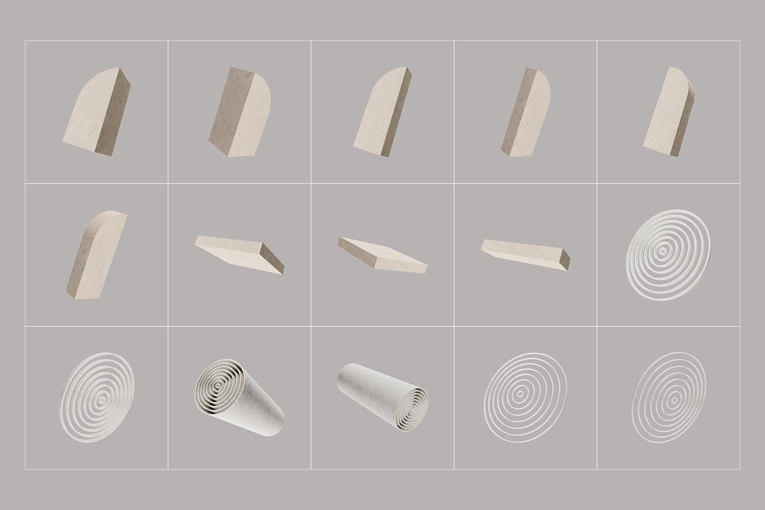 180+ Modern Natural 3D illustrations