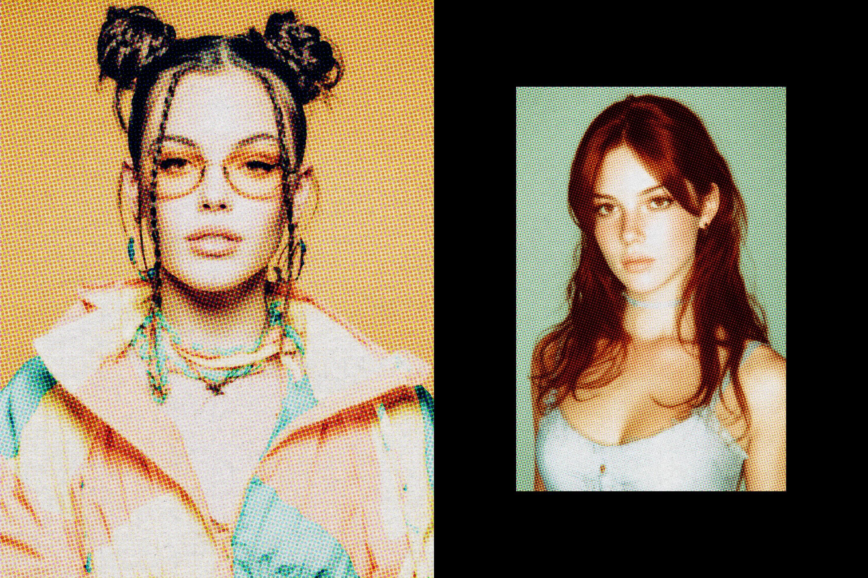 1990s Halftone Photo Effect
