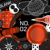 20 Y2K Hologram Badge Stickers