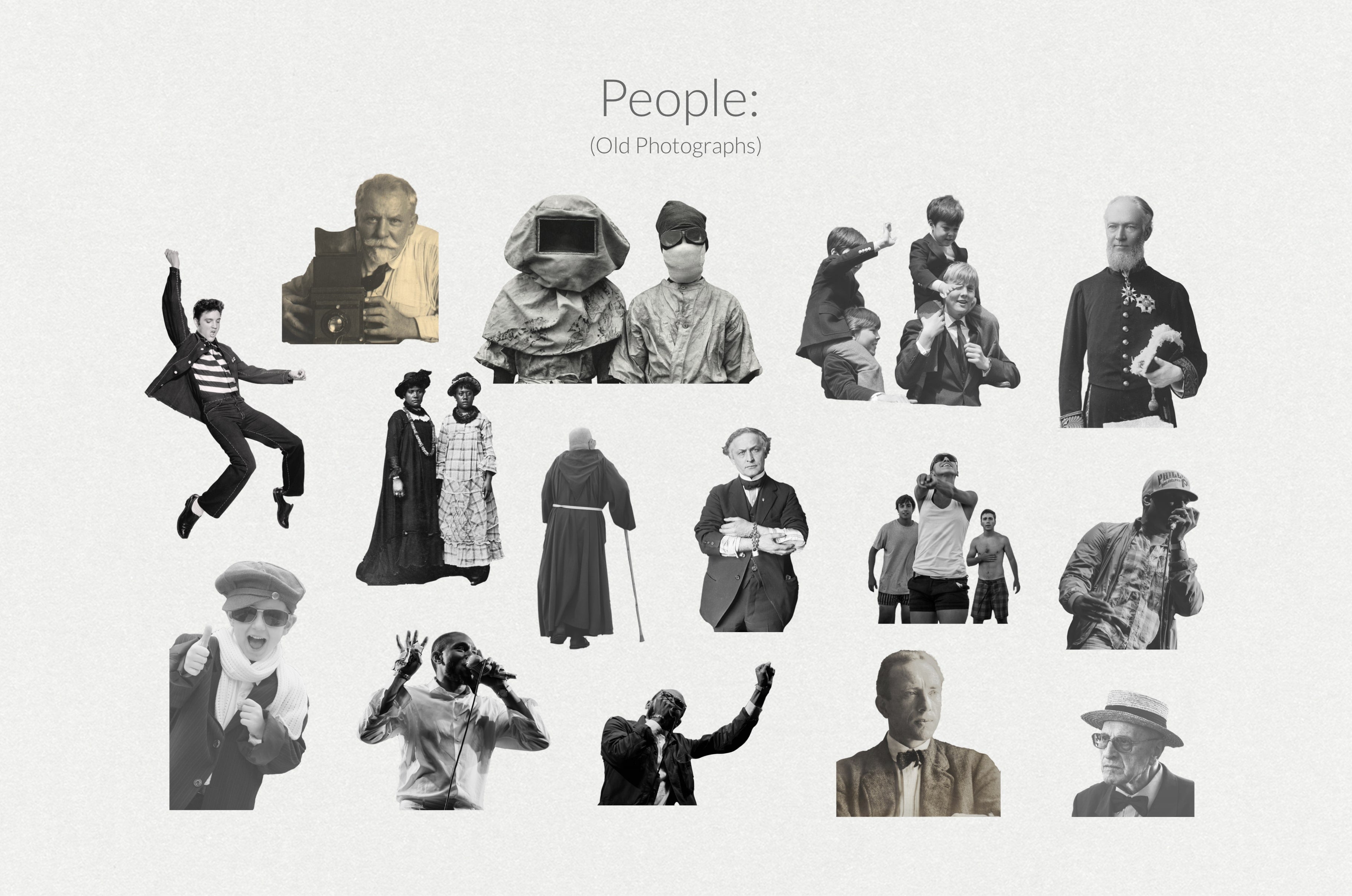 250+ Elements - Collage Creator Pack