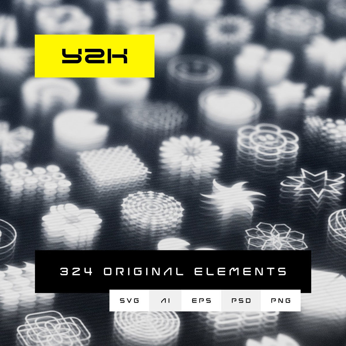 324 Abstract Shapes Set
