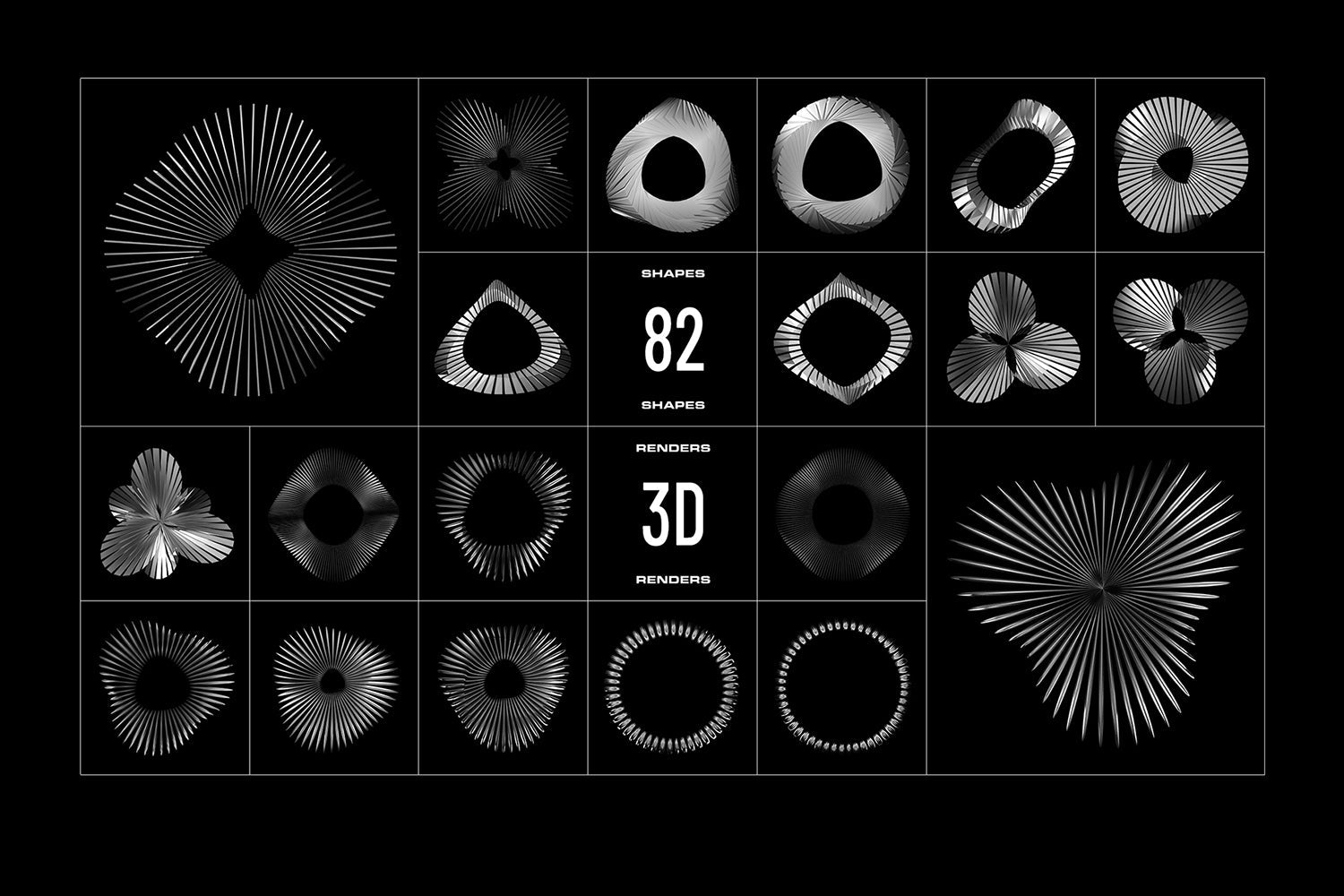 3D Chrome Circles