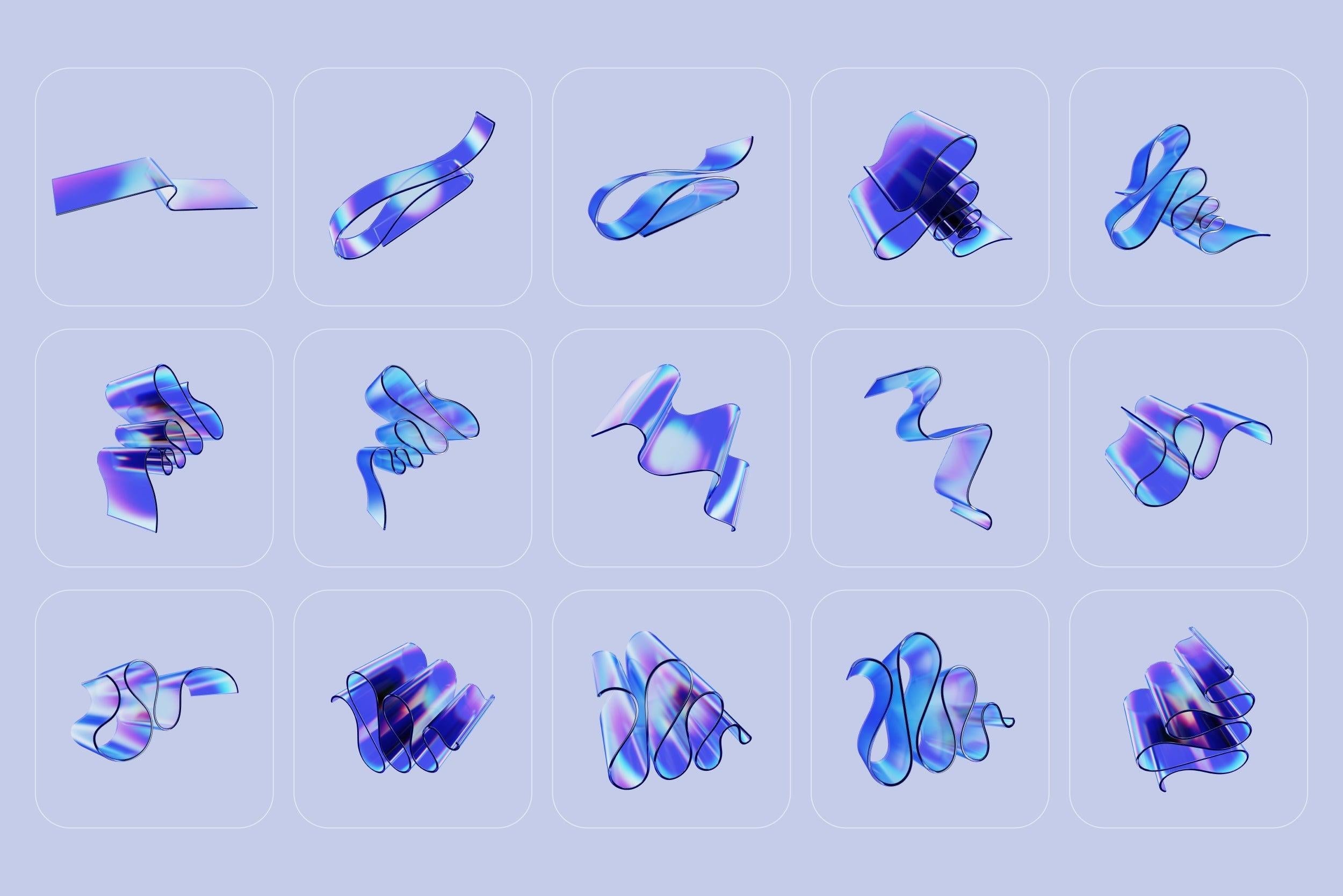 3D Glass Waves