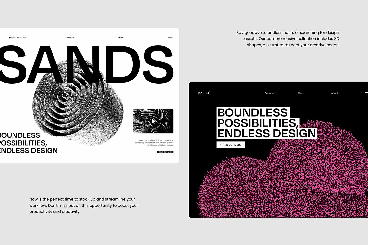 3D V3CTORS - 60 Vector Shapes