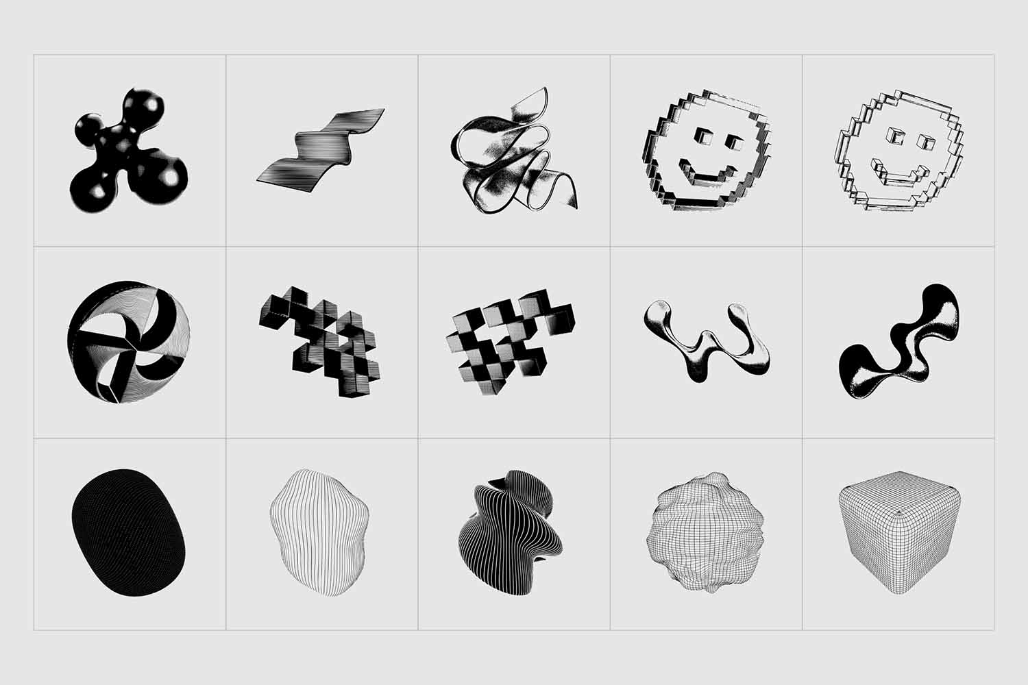 3D V3CTORS - 60 Vector Shapes