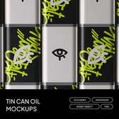 3L Tin Can Oil Mockups