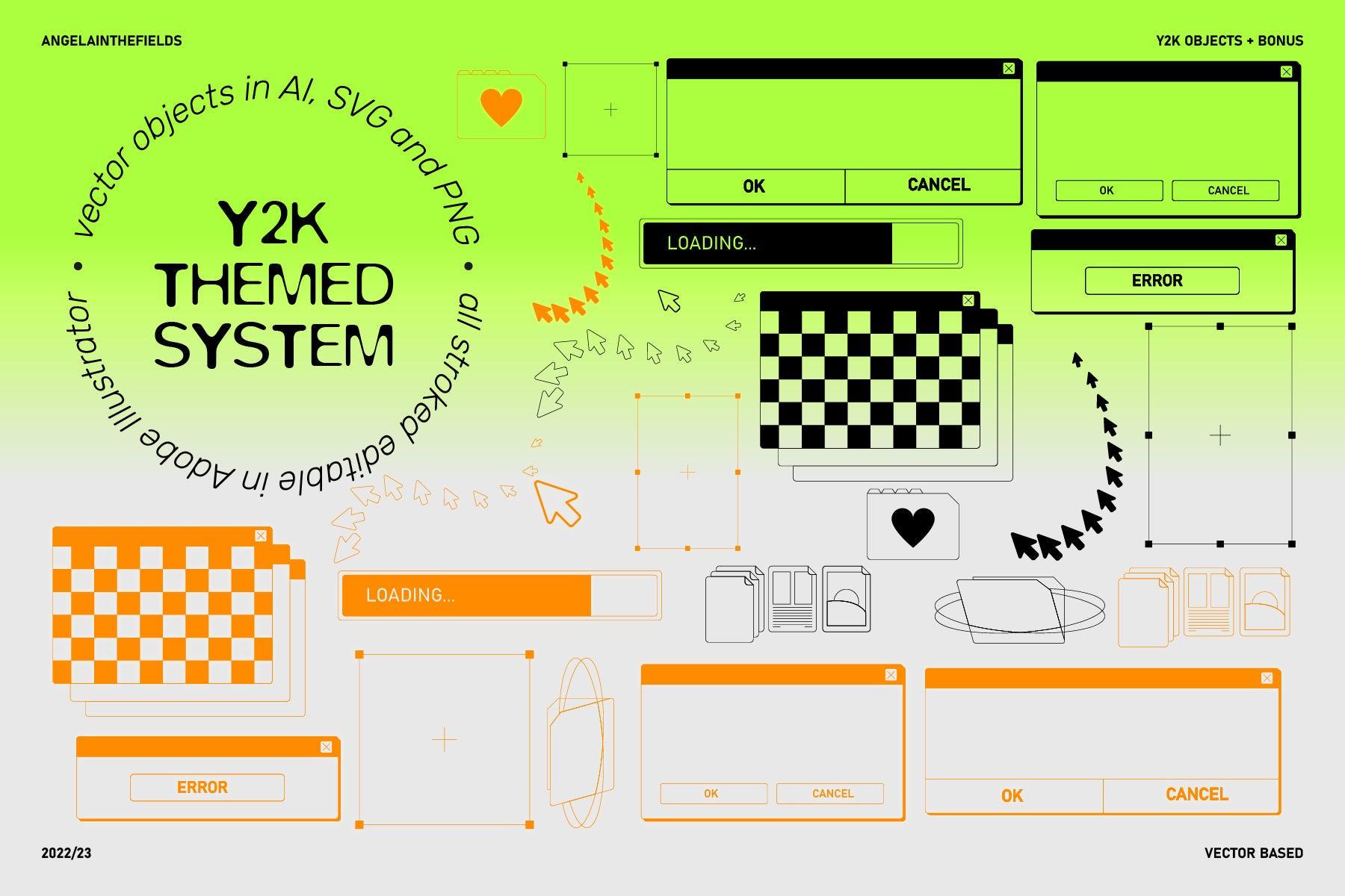 400+ Y2K Elements + Bonus