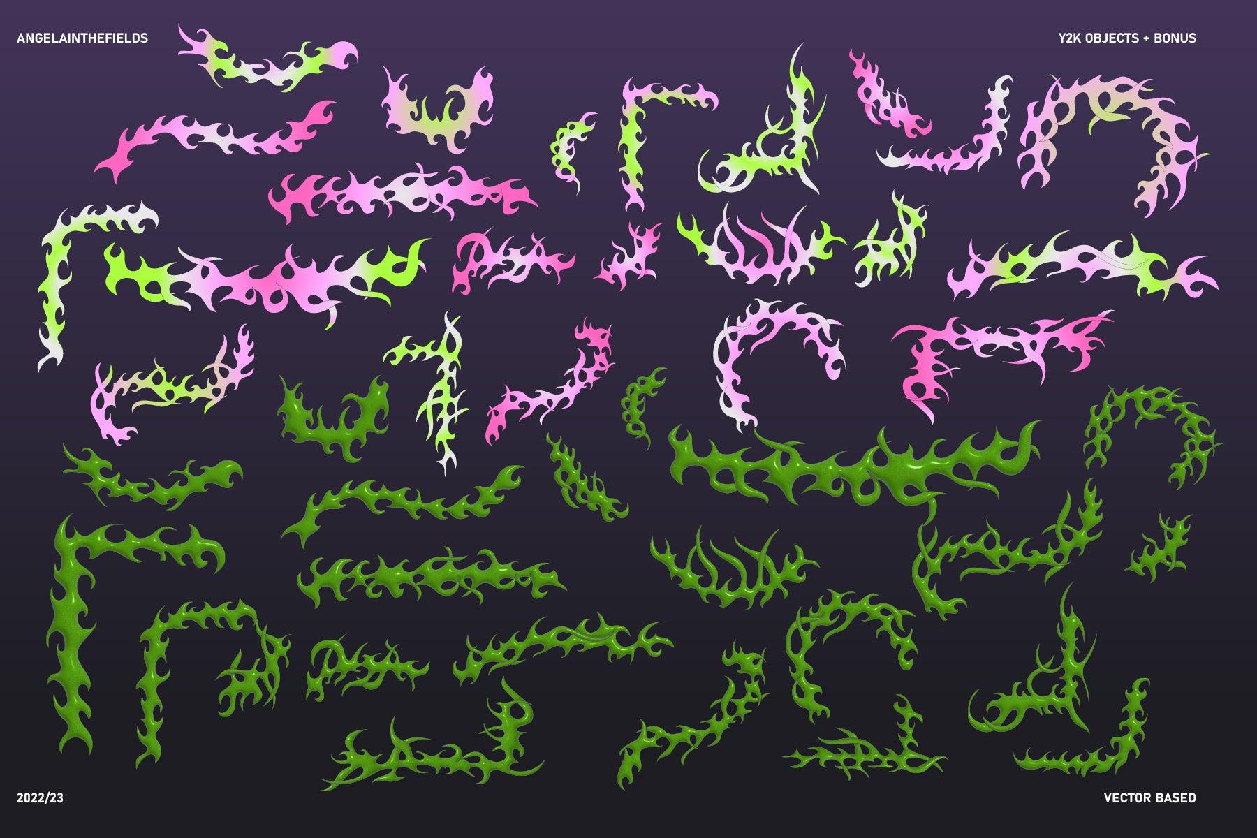 400+ Y2K Elements + Bonus