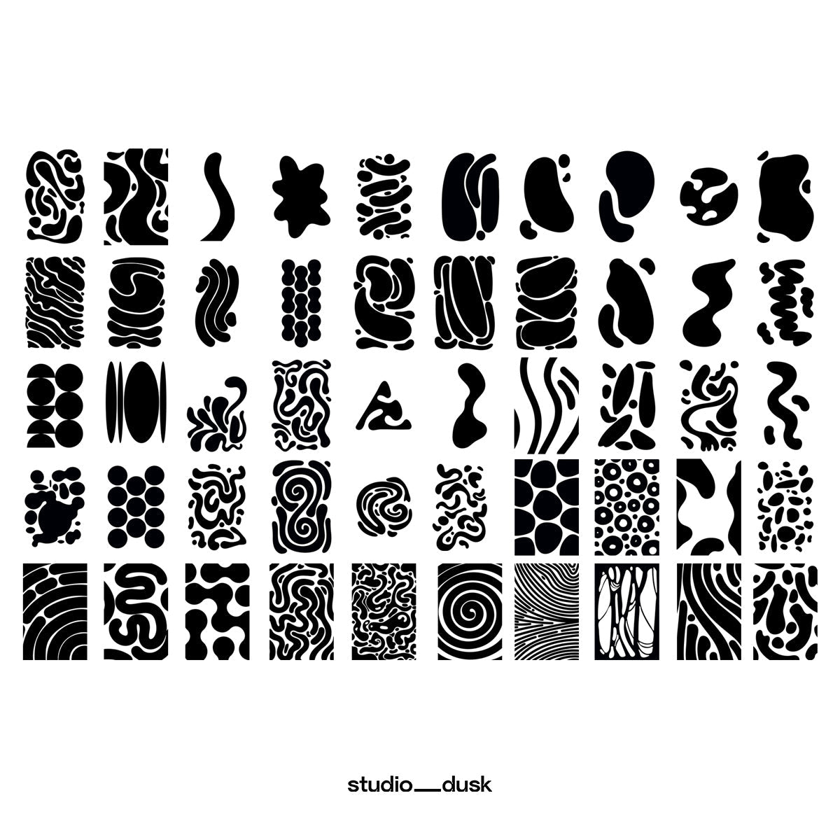 50 Bubble Masks and Frames