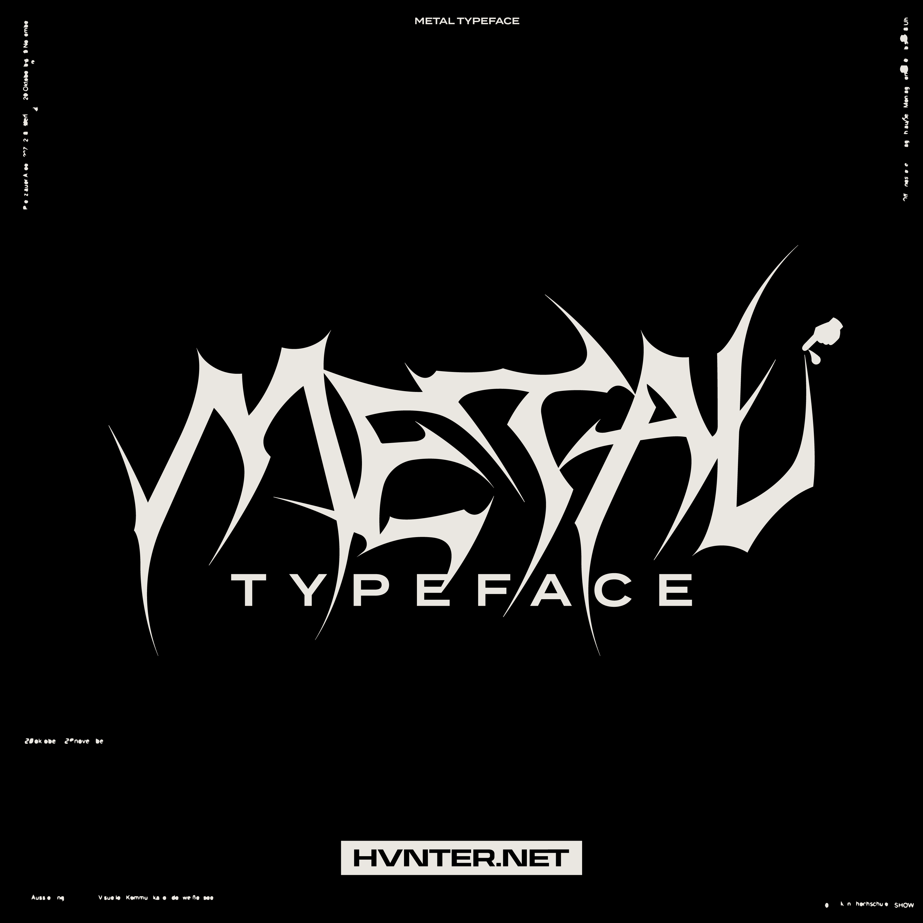 Metal Typeface