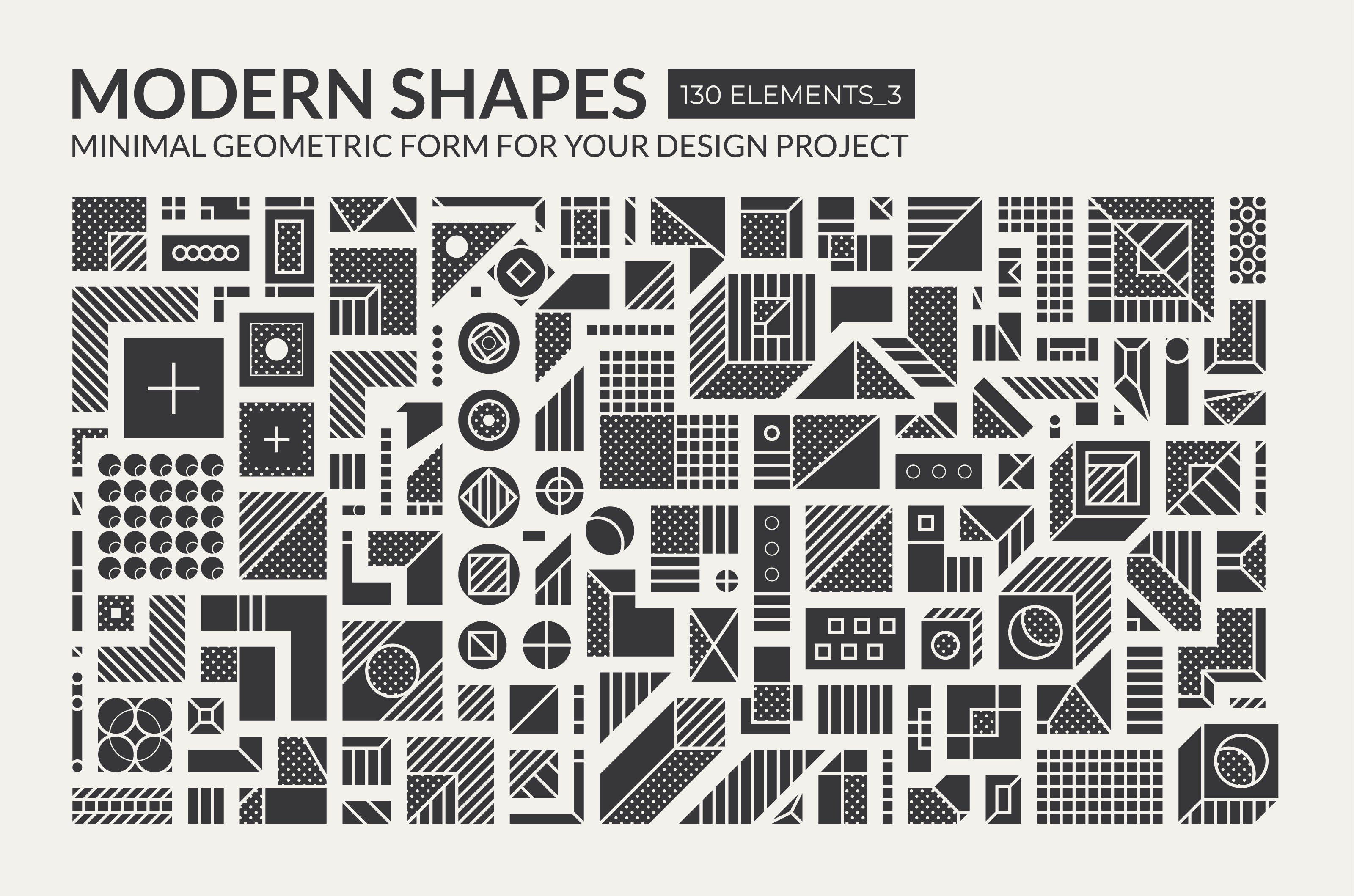 650 Minimal Geometric Shapes