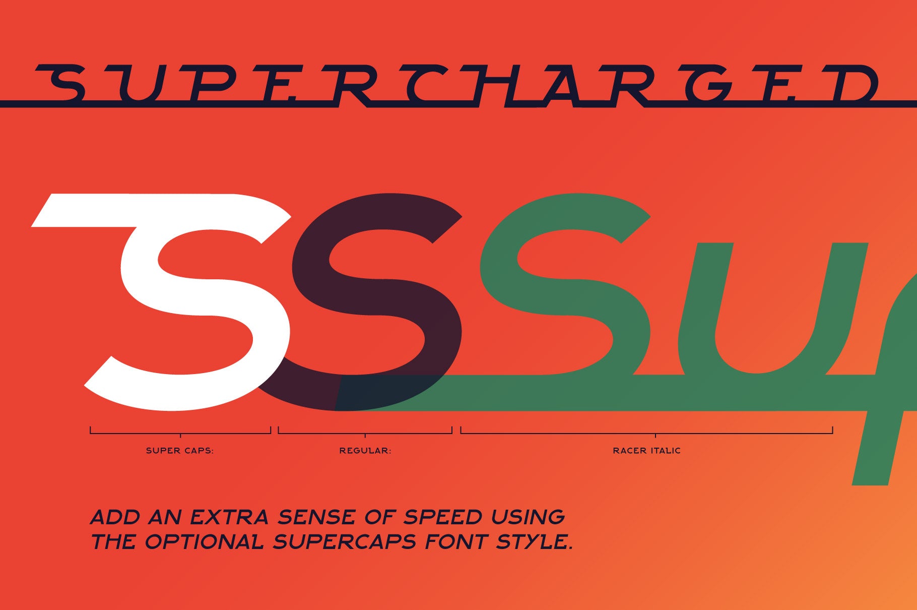 Alpha Strada: Motorsports Font