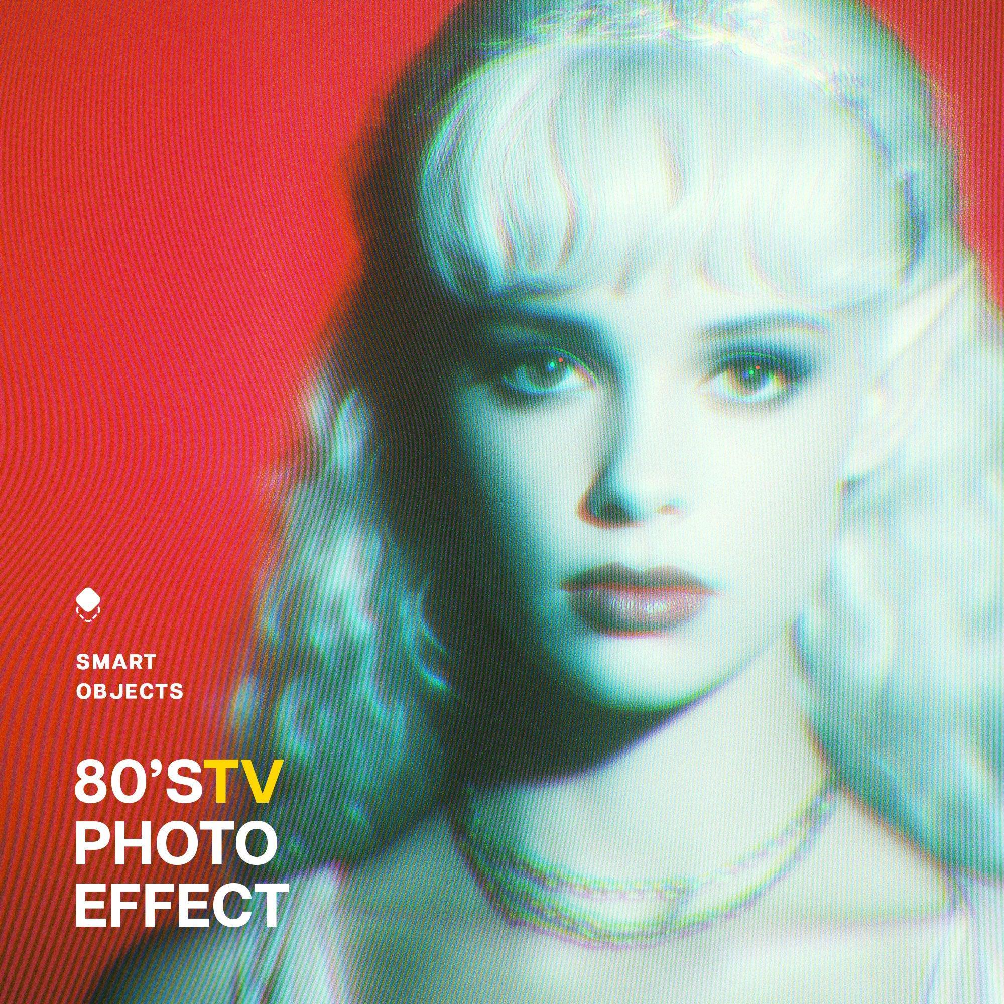 80s Tv Photo Effect