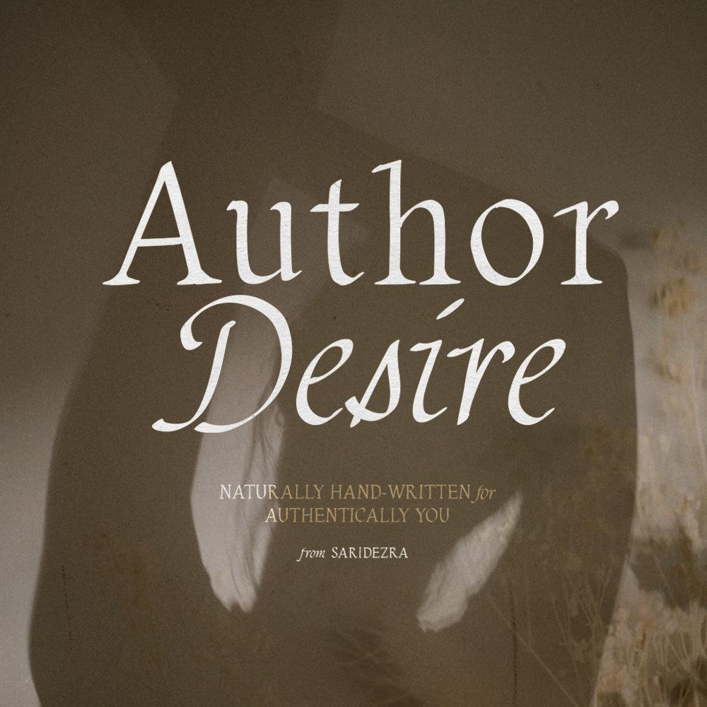 Author Desire - Handwritten Serif - Sarid Ezra 1.jpg