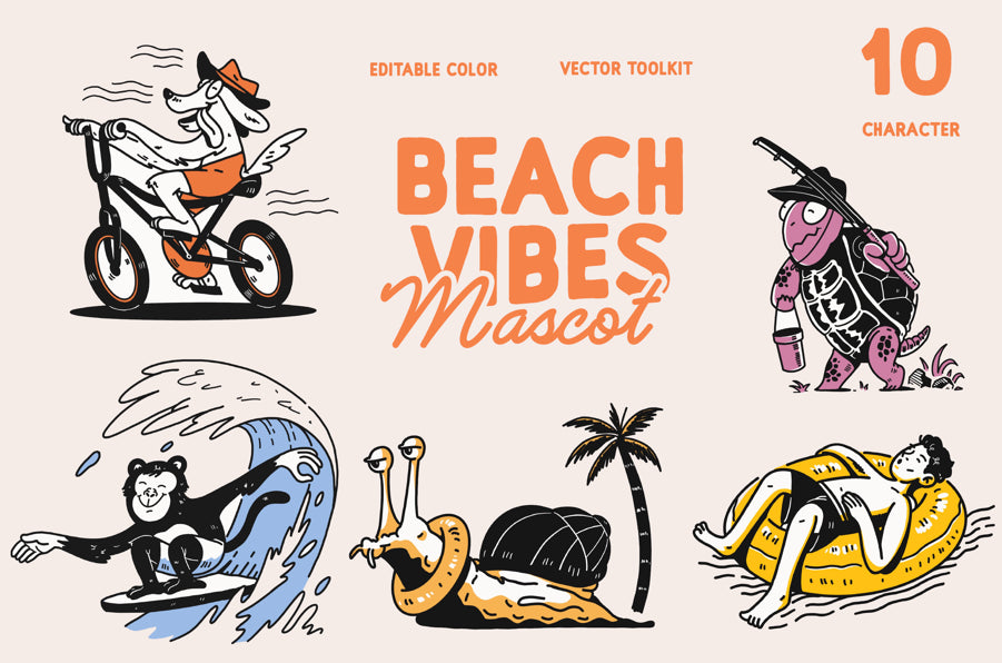 Beach Vibes Mascot - Skilline Supply Co 4.png