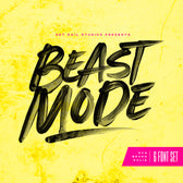 Beast Mode SVG Brush Font