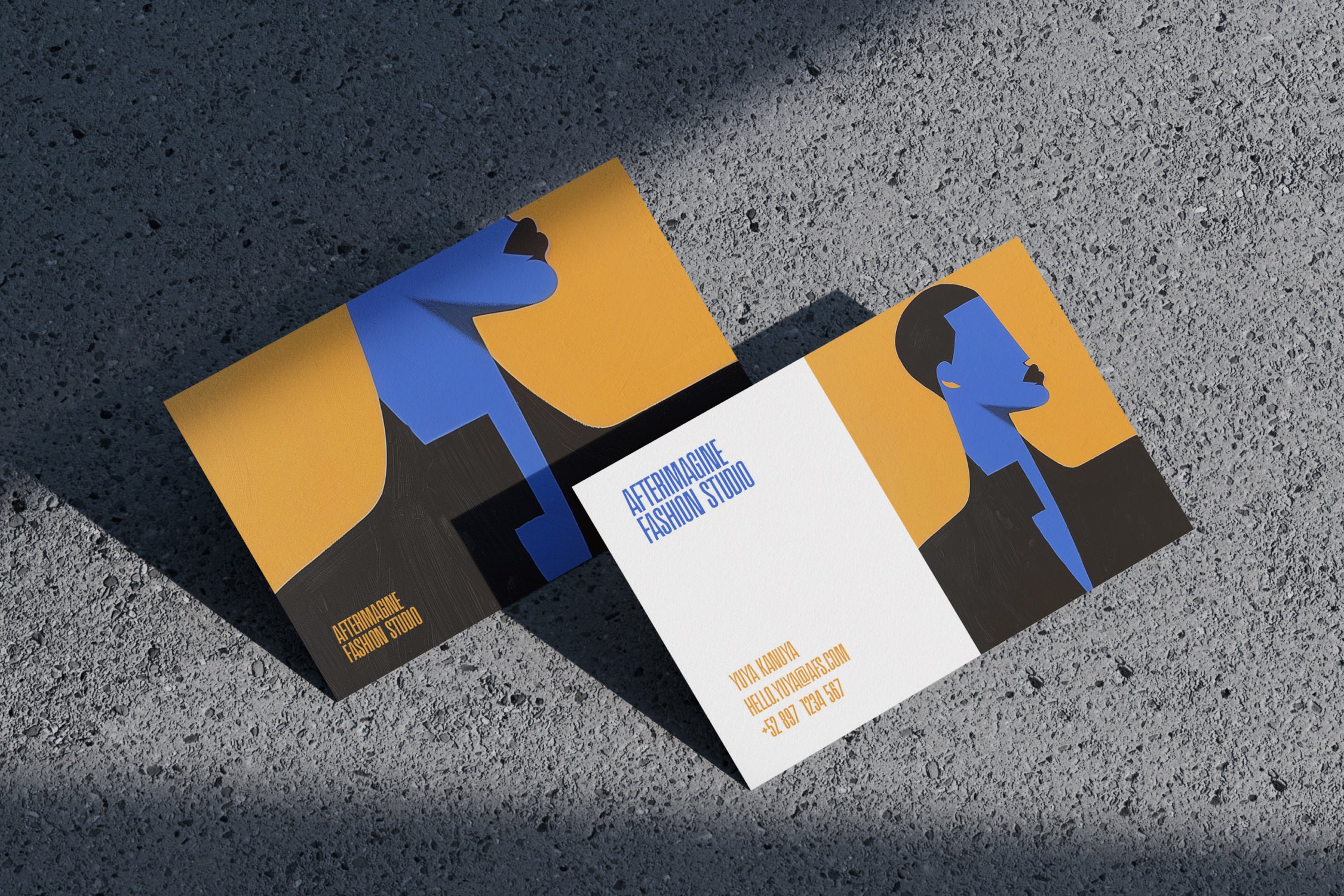 Business Card with Shadow Overlay Mockups - Afterimagine 5.jpg
