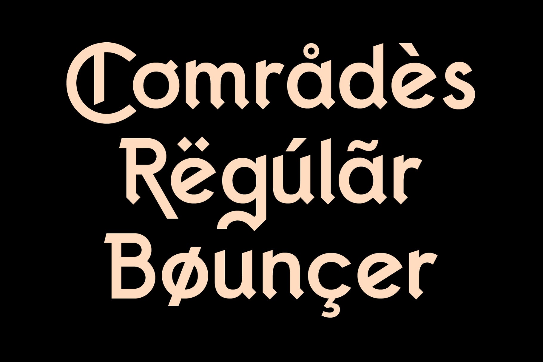 Comrades - A Bold Blackletter-Inspired Display Font - Any-Type® Foundry 1.jpg
