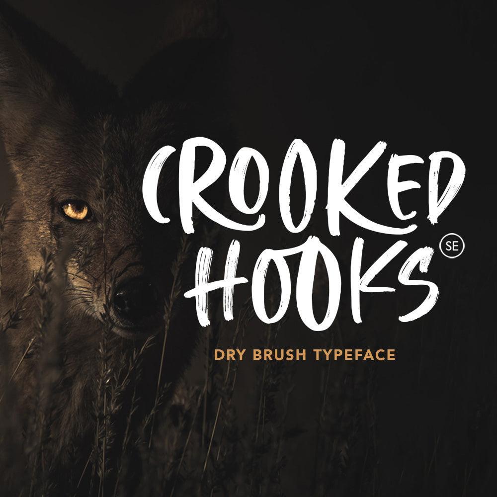 Crooked Hooks - Dry Brush Font - Sarid Ezra 1.jpg