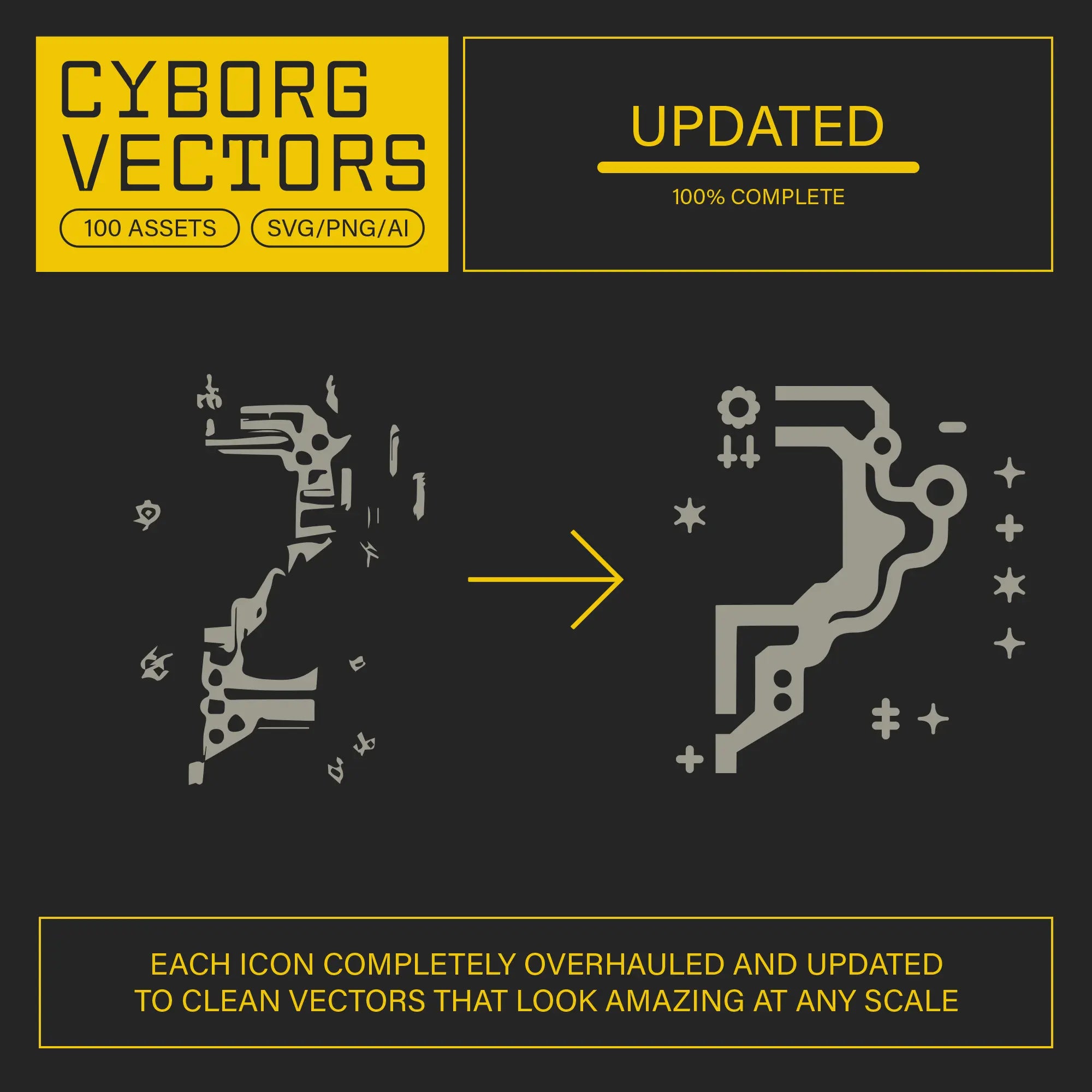 Cyborg Vectors - Fox Rockett Studio 4.webp