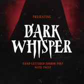 Dark Whisper - Serif Horror Font