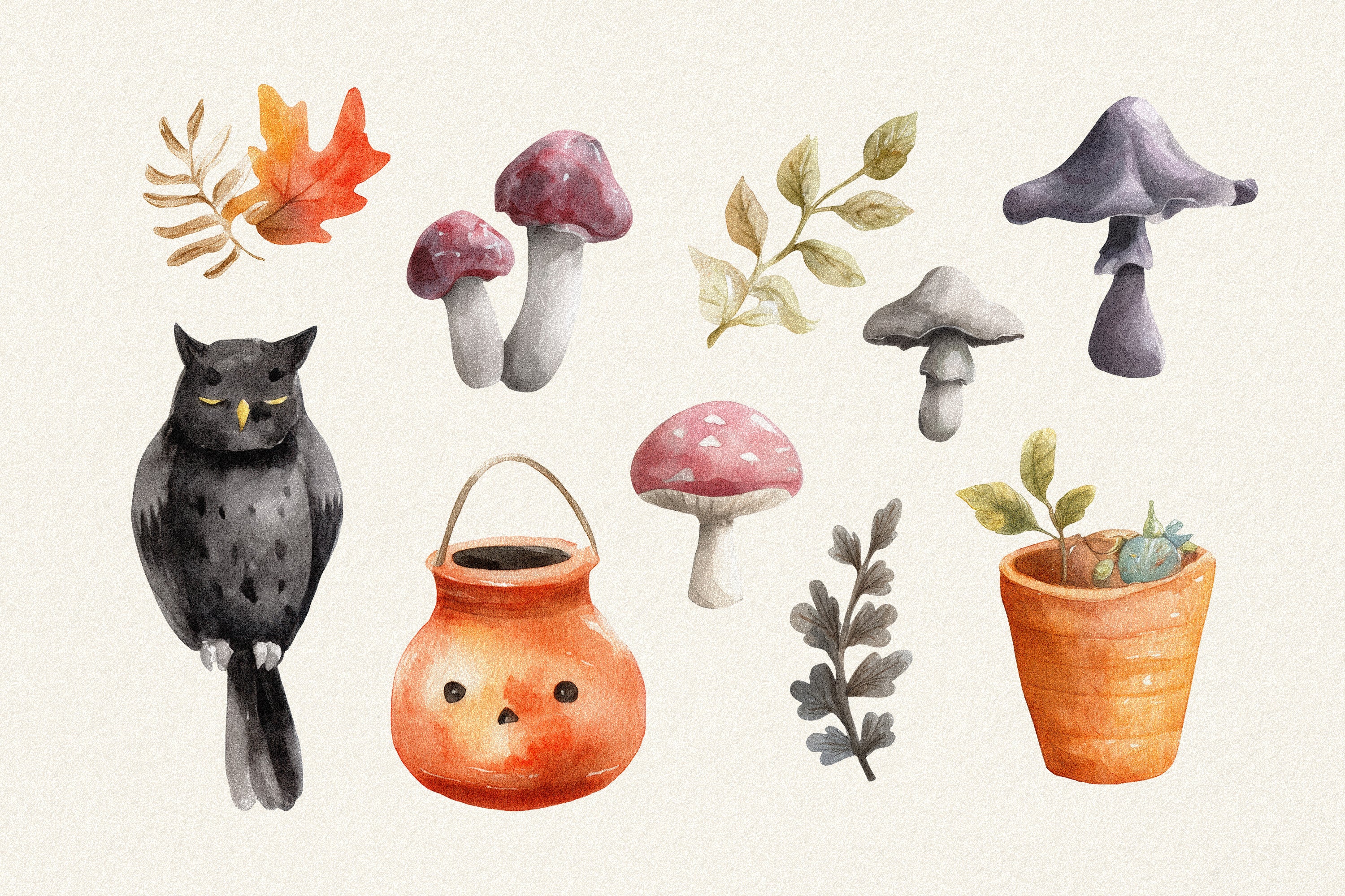 Halloween Watercolors Collection - Pixelbuddha 5.jpg