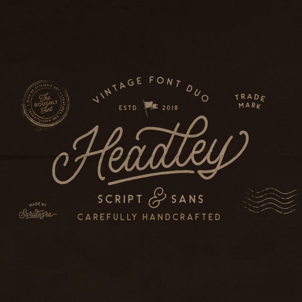 Headley - Vintage Font Duo (30% OFF) - Sarid Ezra 1.jpg