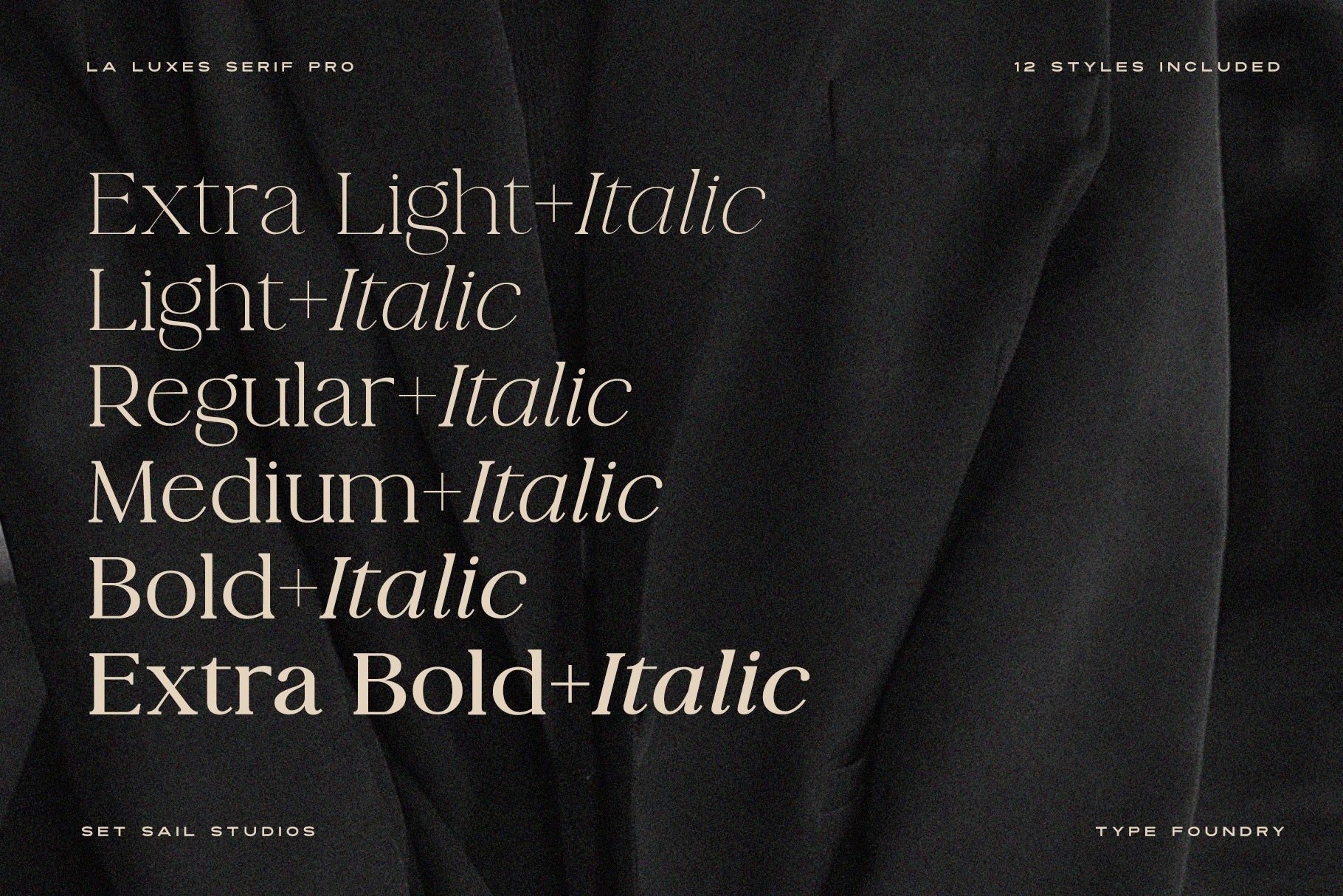La Luxes Serif Pro 12 Font Family - Set Sail Studios 1.jpg
