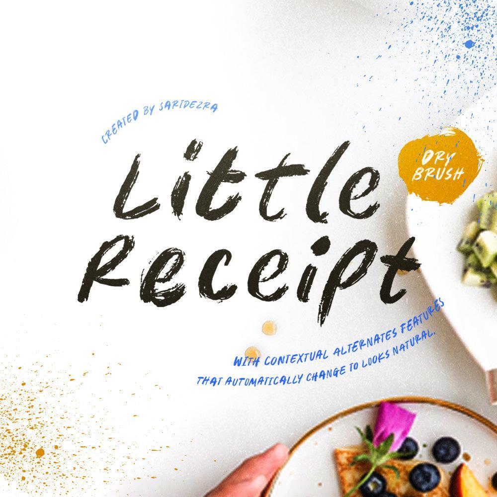 Little Receipt - Rough Brush Font - Sarid Ezra 1.jpg