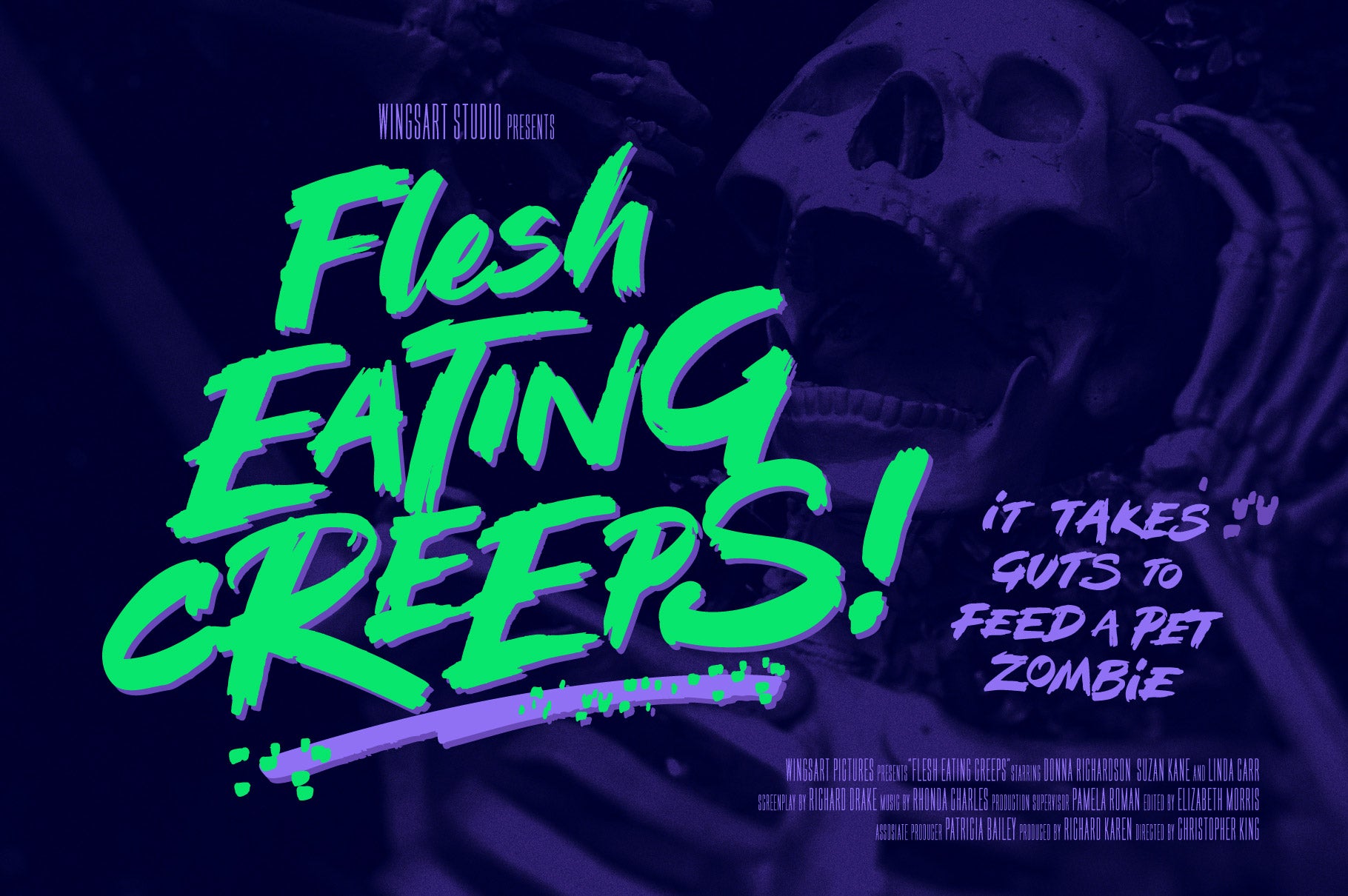 More Brains! Retro 80s VHS Horror Font - Wingsart Studio 1.jpg