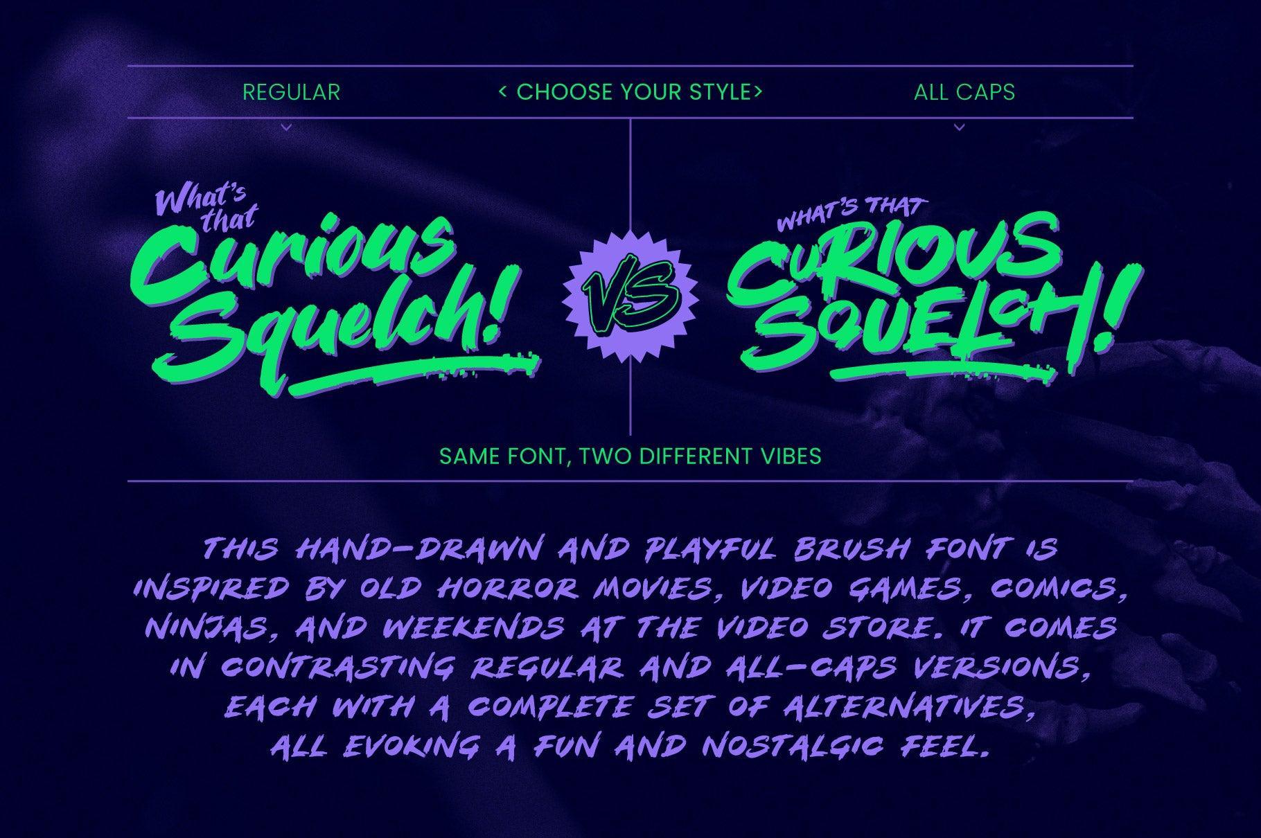 More Brains! Retro 80s VHS Horror Font - Wingsart Studio 1.jpg