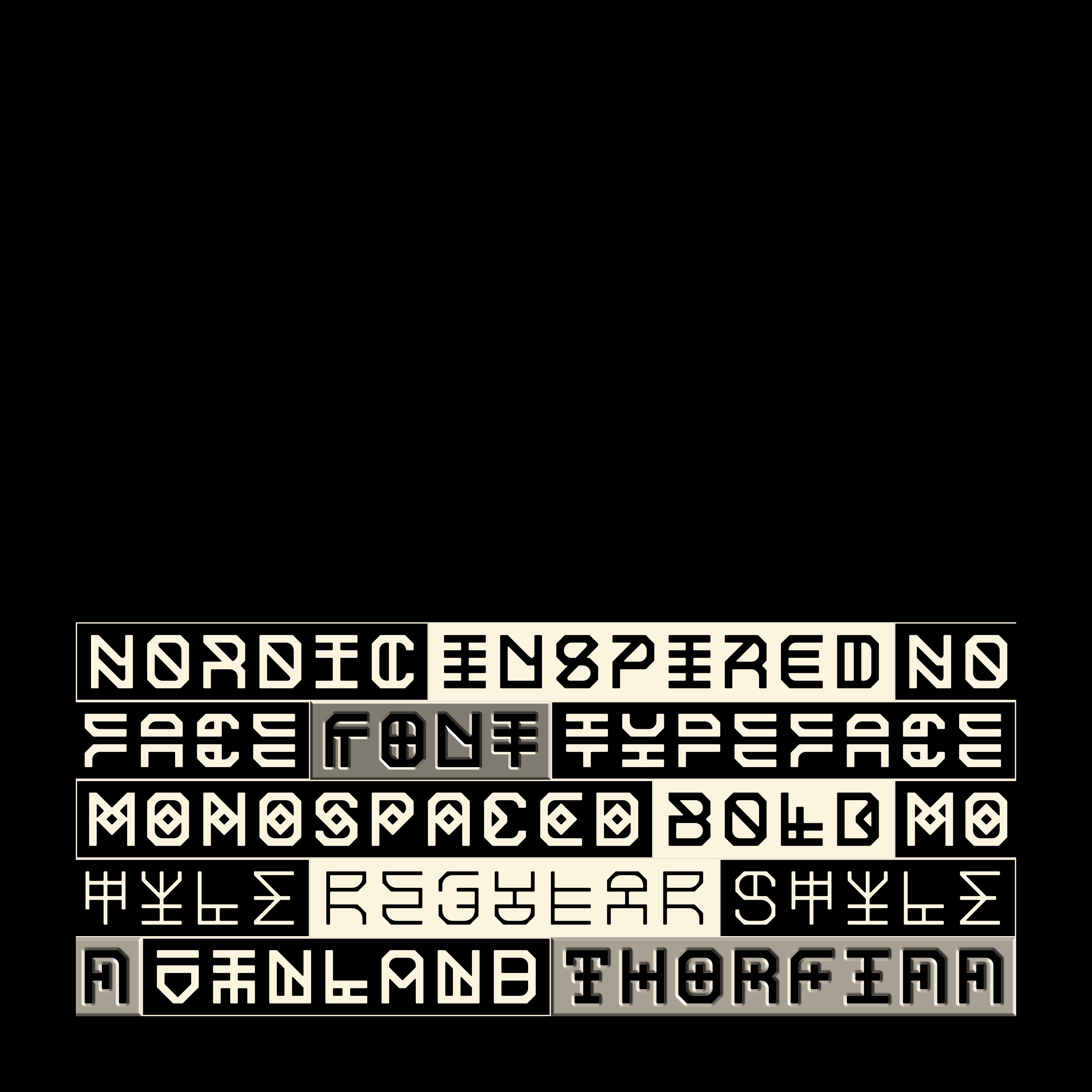 NORD MONOSPACED TYPEFACE FAMILY - Font For Zula™ 2.png