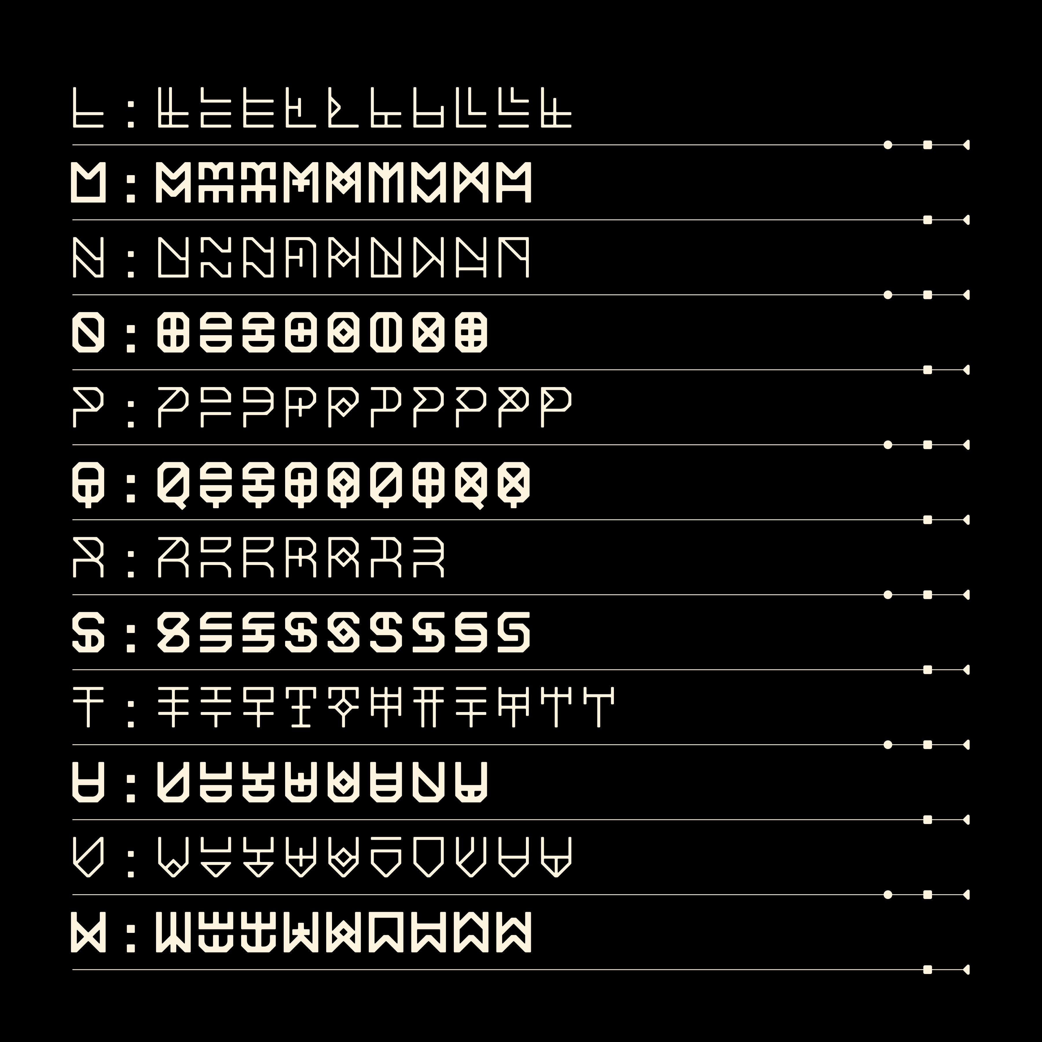NORD MONOSPACED TYPEFACE FAMILY - Font For Zula™ 9.png