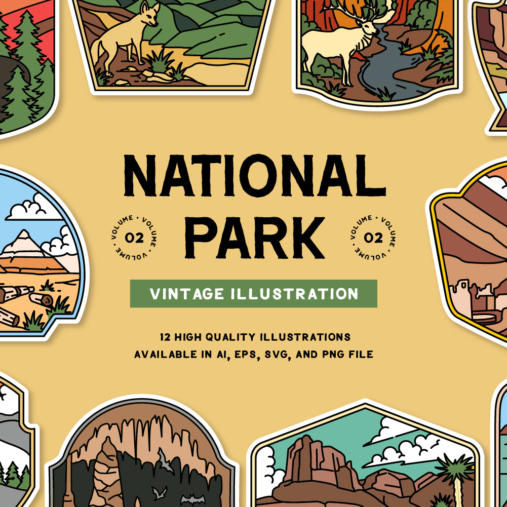National Park Illustration Vol. 02 - Skilline Supply Co 1.jpg