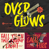 OVERGLOWS — Bold Stroke Font