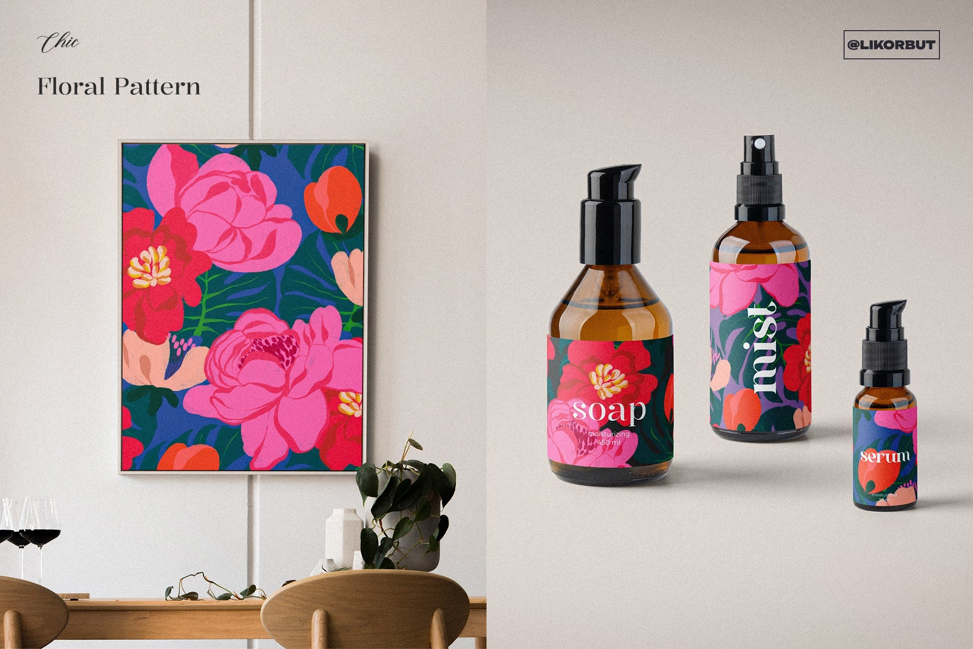 PINK Bold Bloom Abstract Flower Pattern - likorbut 4.jpg