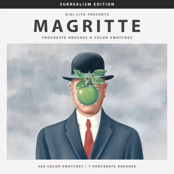 Rene Magritte Procreate Kit - Digi Life 1.webp