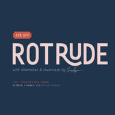 Rotrude Sans (16 FONTS) - 40% OFF