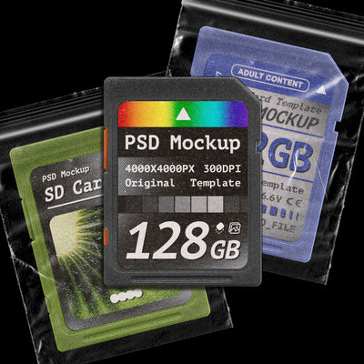 SD Card Mockup
