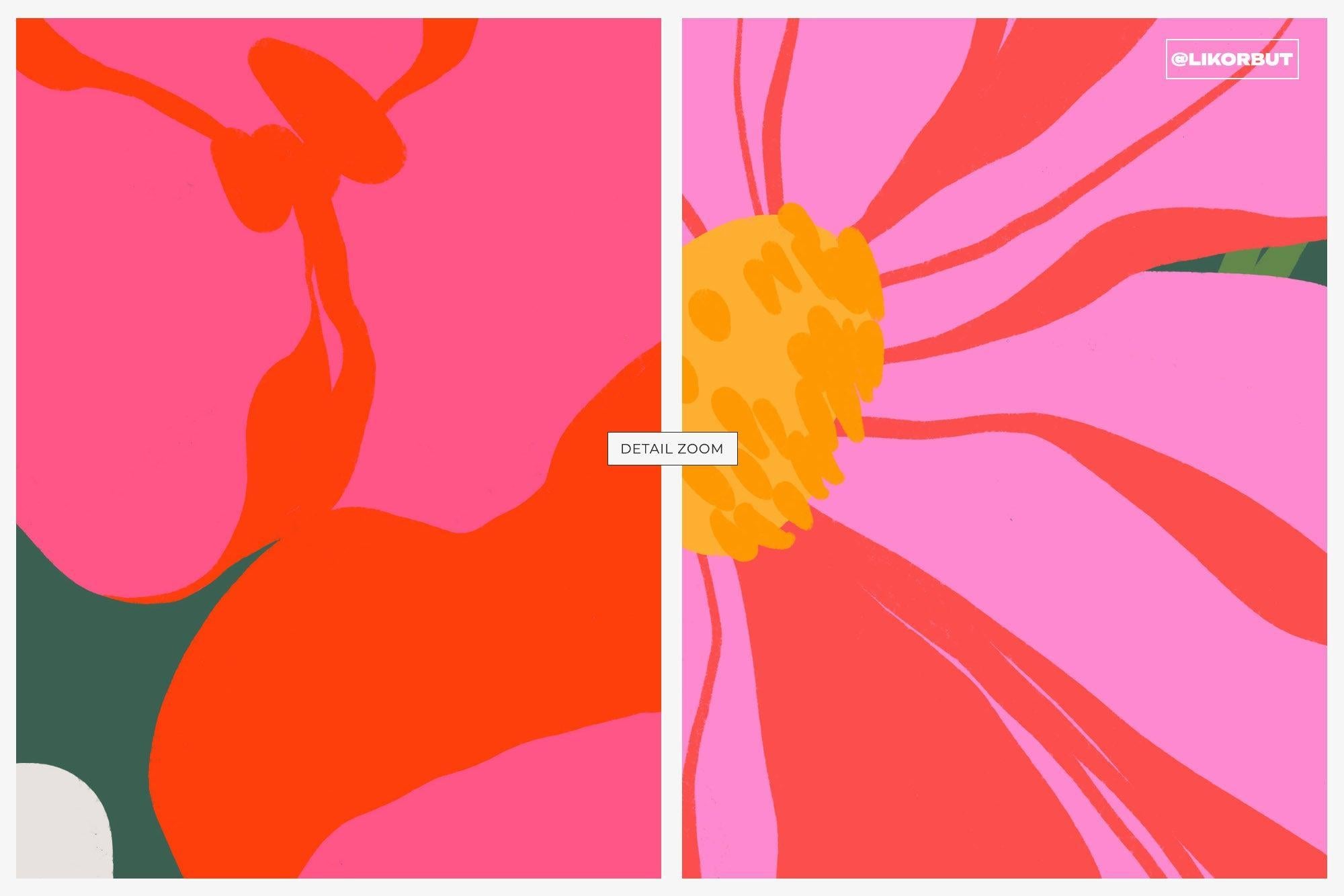 SORBET Bold Bloom Tropical Flower Pattern - likorbut 8.jpg