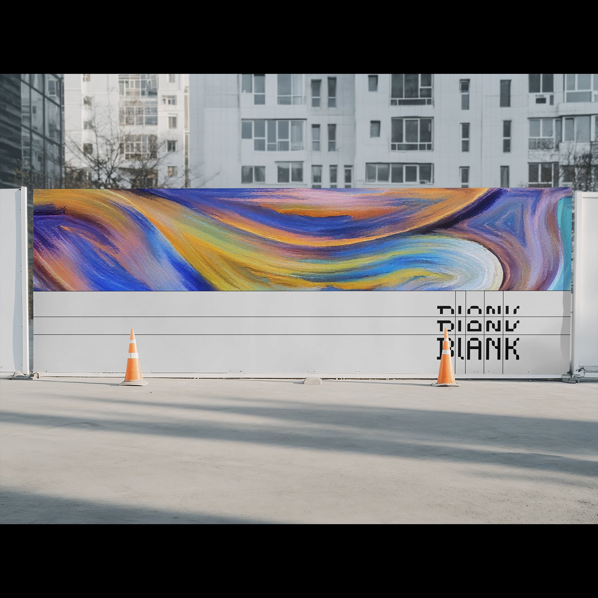 Construction Zone Branding Mockup