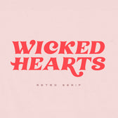 Wicked Hearts Retro Serif