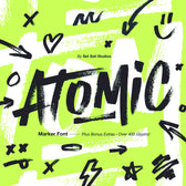 ATOMIC Marker Font + Extras