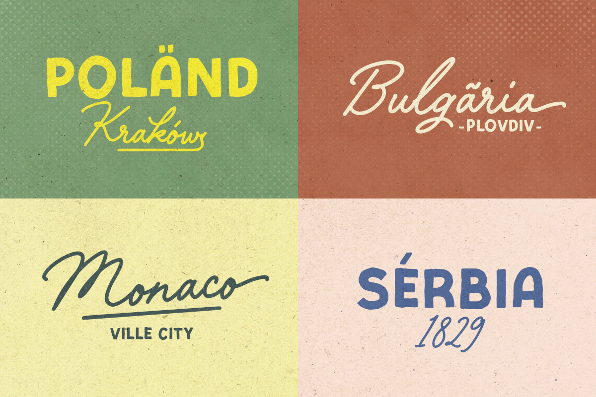 Vintage Postman - Handmade Font Duo - Sarid Ezra 2.jpg
