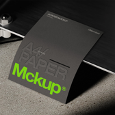 A4 Paper Mockup