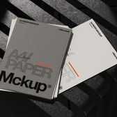 A4 Paper Mockup