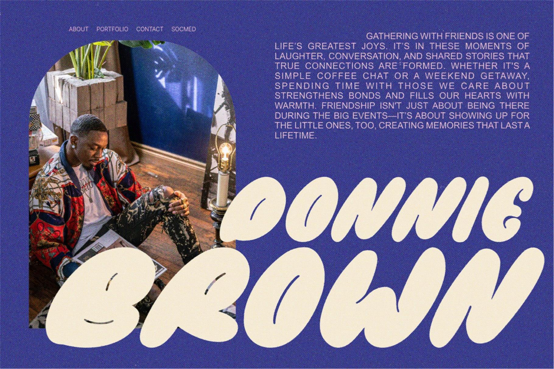 Abromies - Bold Fat Font